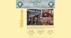 Desktop Screenshot of newcosmicdiner.com